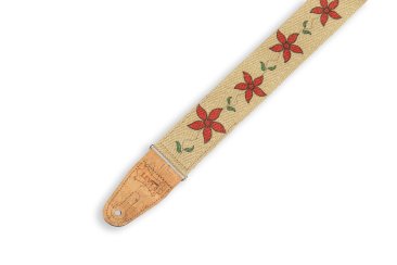 Levy's MH8P-012 Hemp Flowering Guitar Strap - Metronome Music Inc.