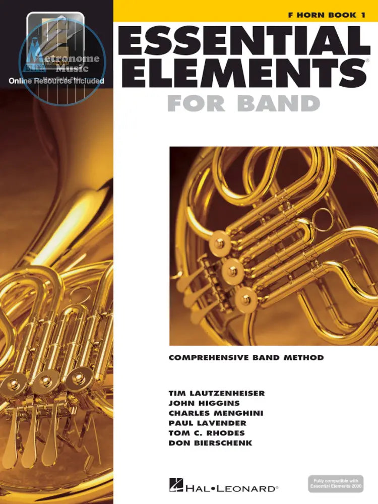 Essential Elements for Band, French Horn Book 1 - Metronome Music Inc.