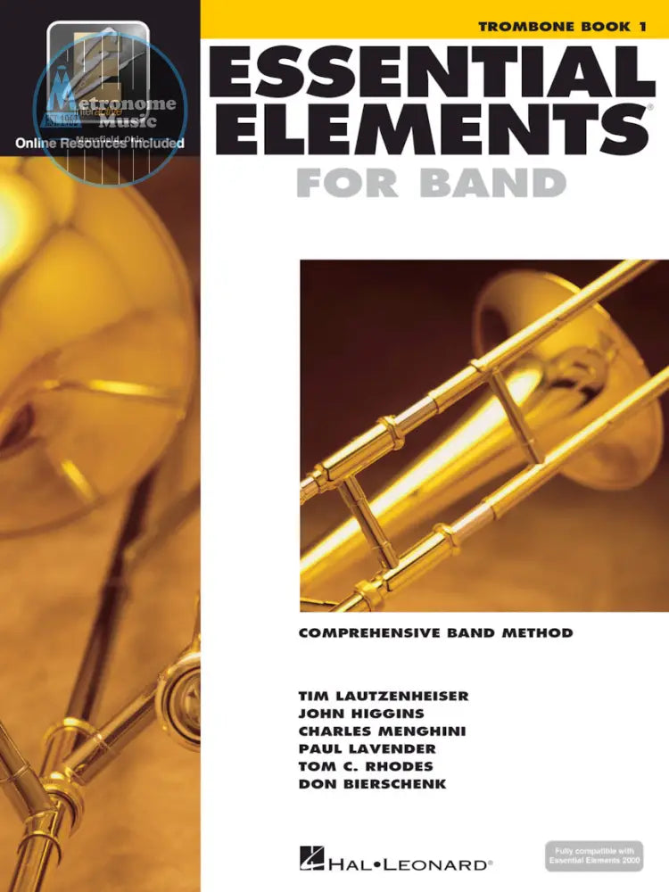 Essential Elements for Band, Trombone Book 1 - Metronome Music Inc.