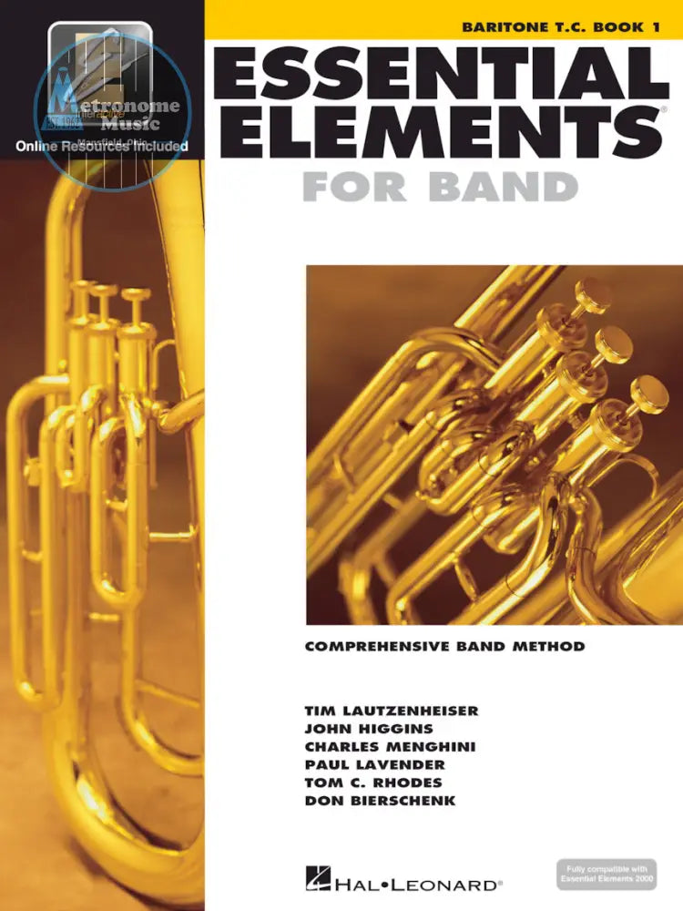 Essential Elements for Band, T.C. Baritone Book 1 - Metronome Music Inc.