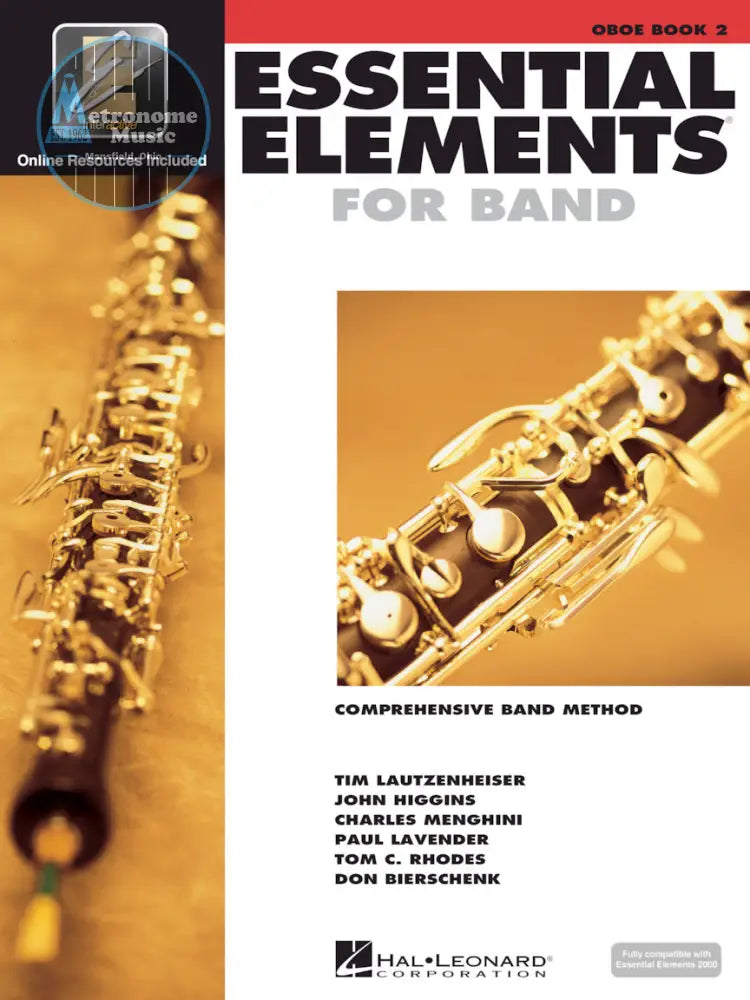 Essential Elements for Band, Oboe Book 2 - Metronome Music Inc.