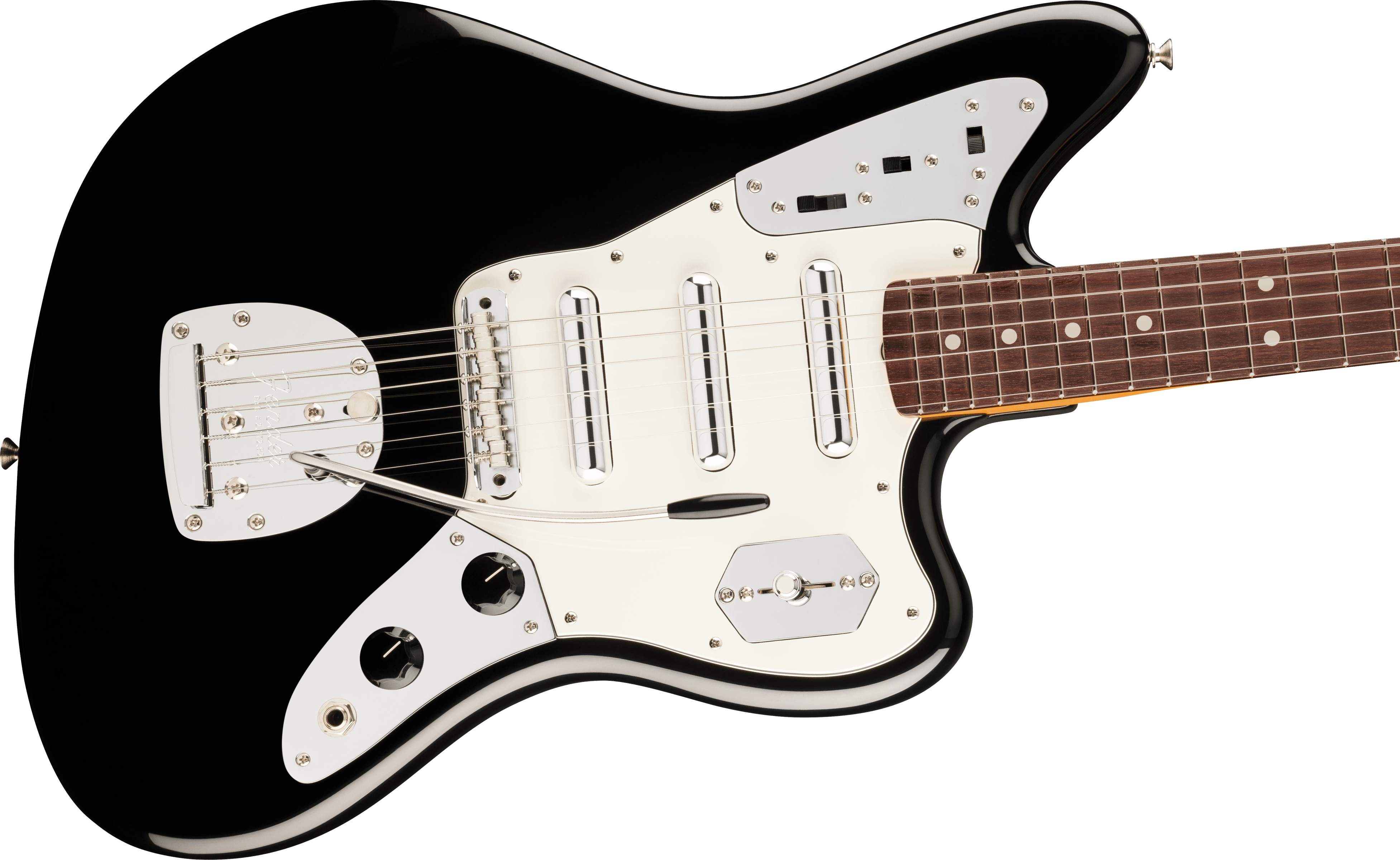 EMBARGO 11/11 Fender Limited Edition Johnny Marr Signature Special Jaguar, Rosewood - Black - Metronome Music Inc.