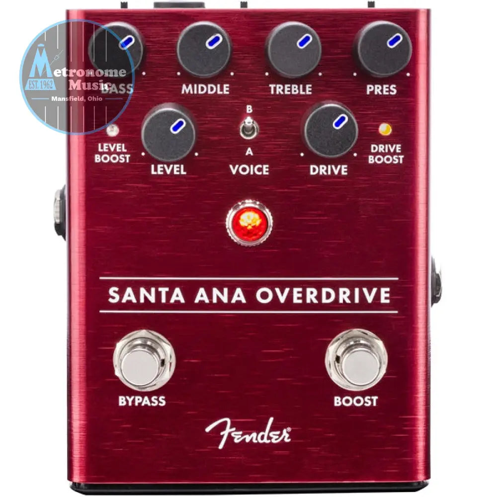 Fender Santa Ana Overdrive Pedal - Metronome Music Inc.