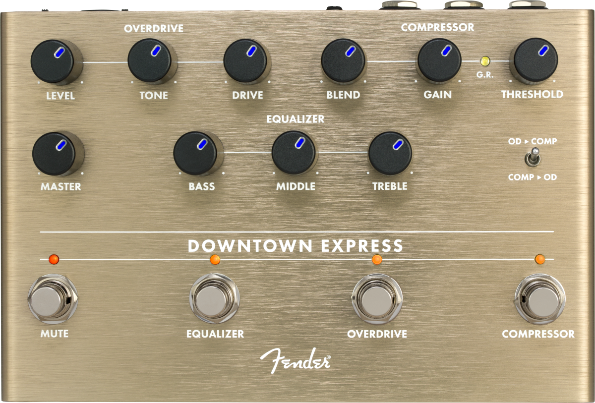 bass multi fx pedal Fender Downtown Express Bass Multi Effect Pedal