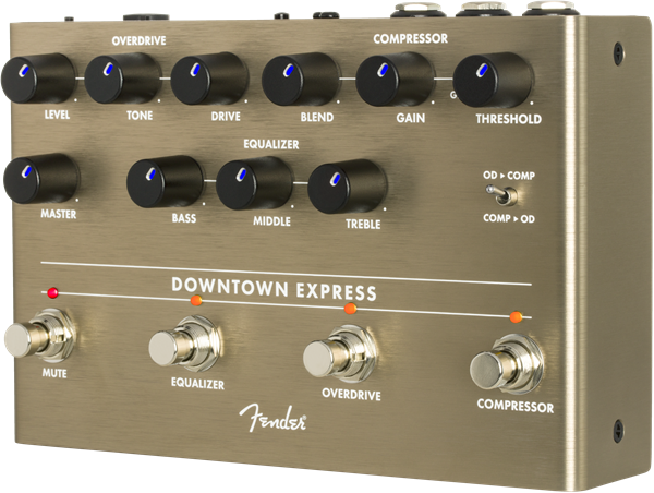 Fender Downtown Express Bass Multi Effect Pedal - Metronome Music Inc.