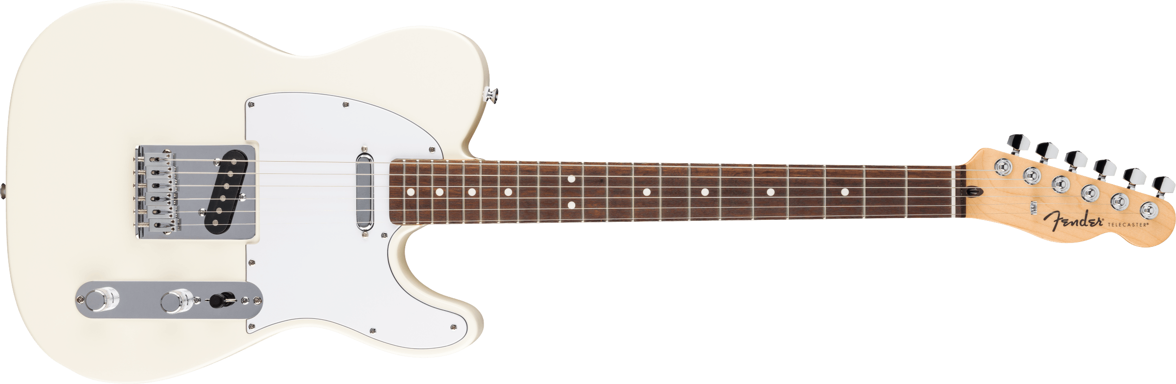 Fender Standard Telecaster, Laurel Fingerboard, White Pickguard, Olympic White (SOLD) - Metronome Music Inc.