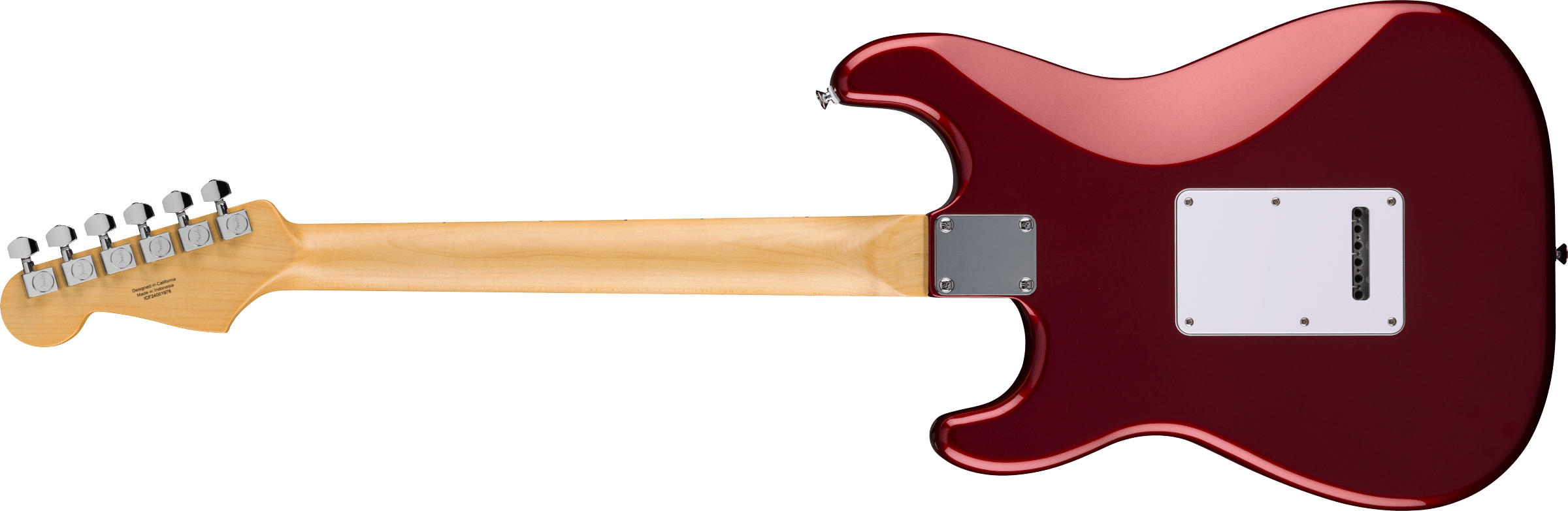 Fender Standard Stratocaster, Maple Fingerboard, White Pickguard, Candy Cola - Metronome Music Inc.