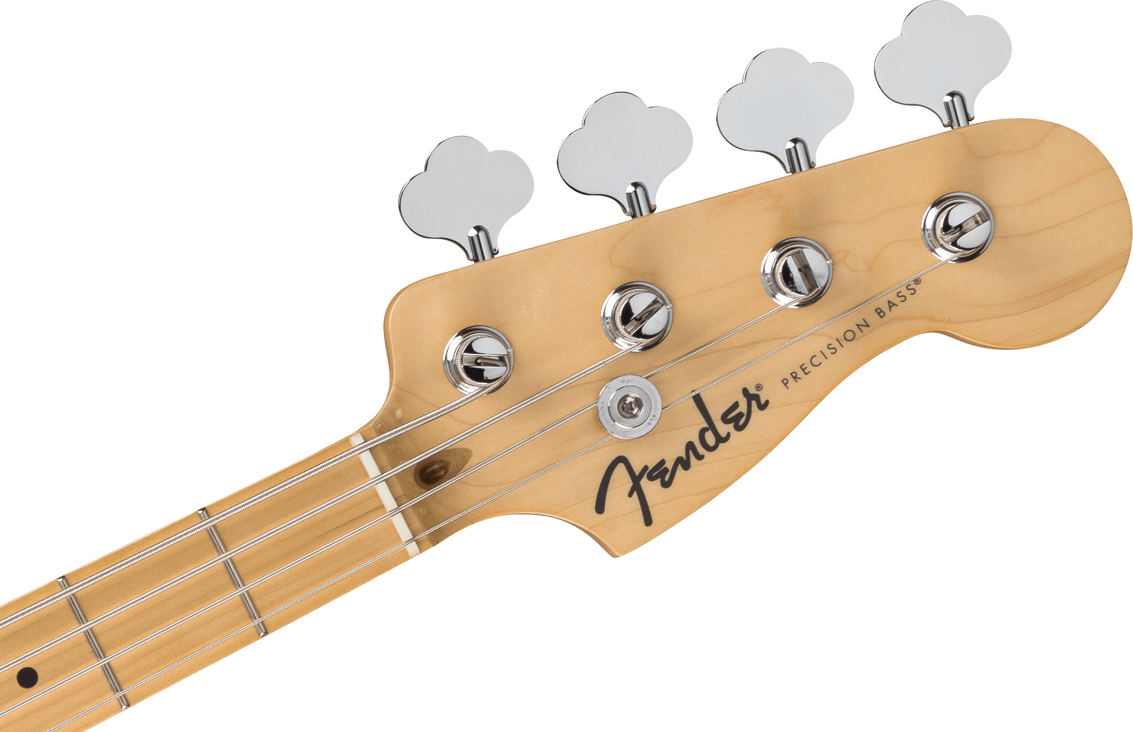 Fender Standard Precision Bass, Maple - Olympic White - Metronome Music Inc.