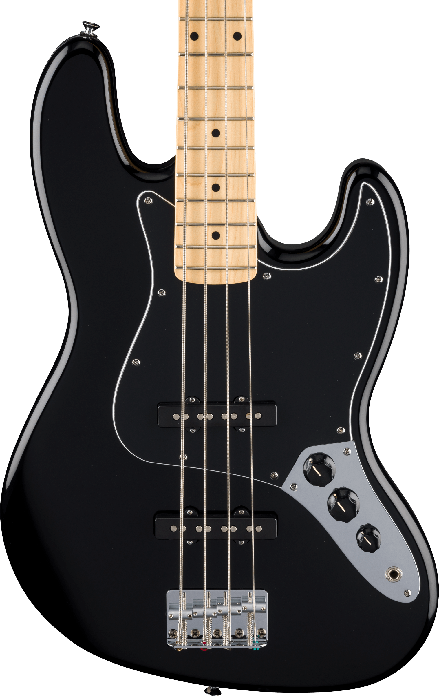 Fender Standard Jazz Bass, Maple - Black - Metronome Music Inc.