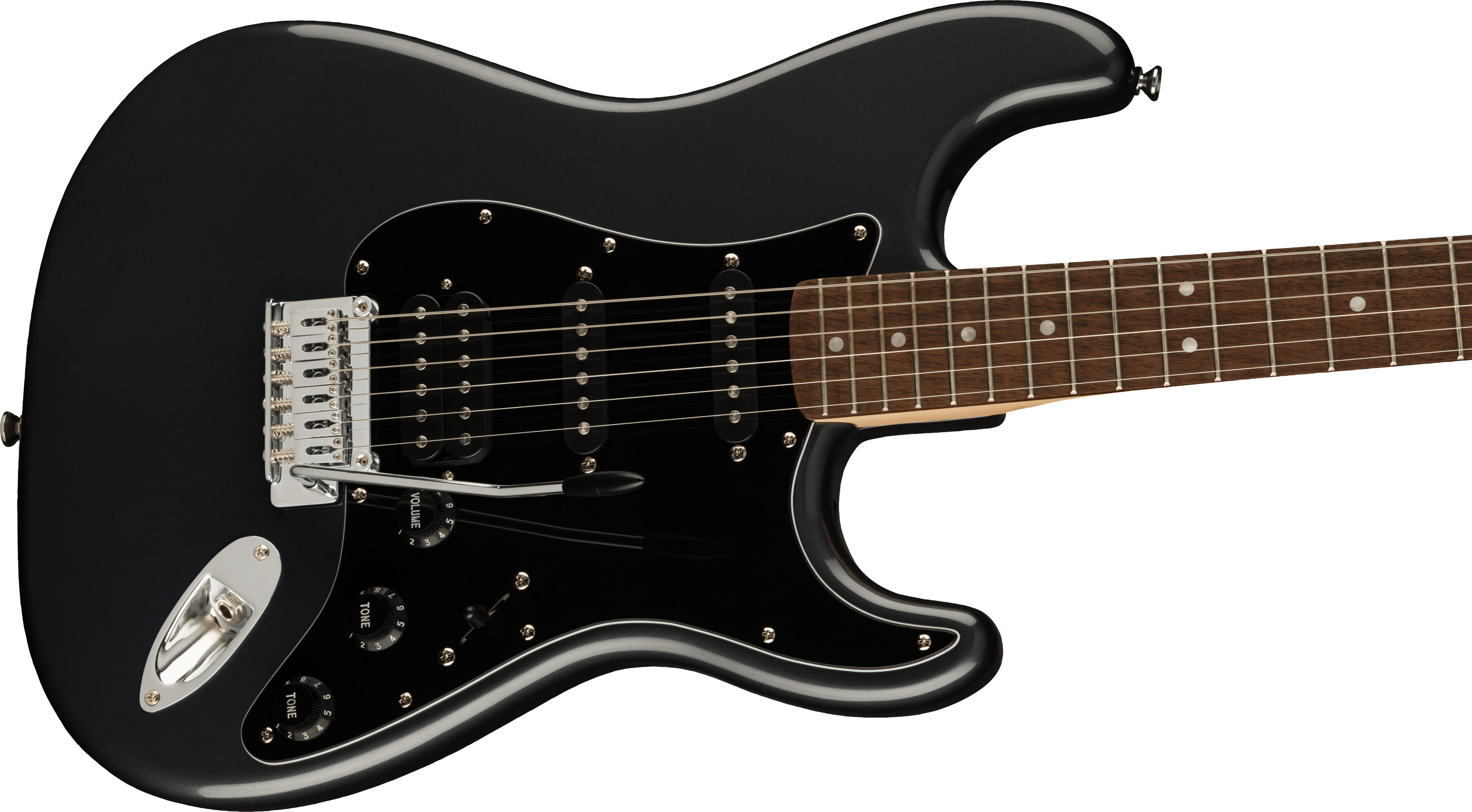 Squier Affinity Series Stratocaster HSS Pack - Charcoal Frost Metallic - Metronome Music Inc.