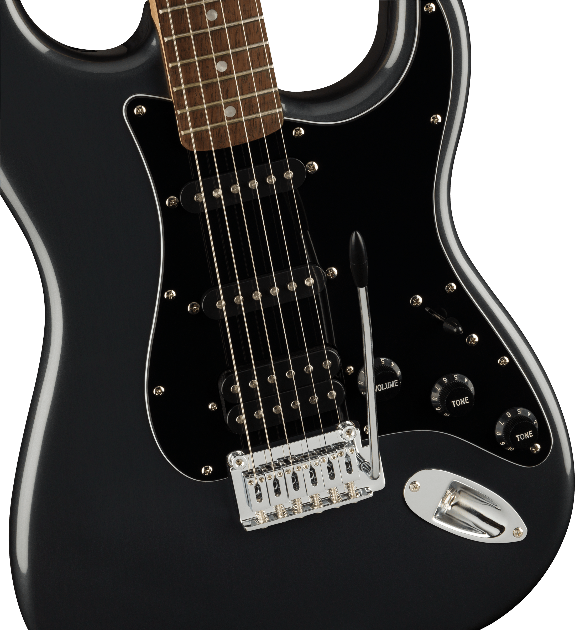 Squier Affinity Series Stratocaster HSS Pack - Charcoal Frost Metallic - Metronome Music Inc.