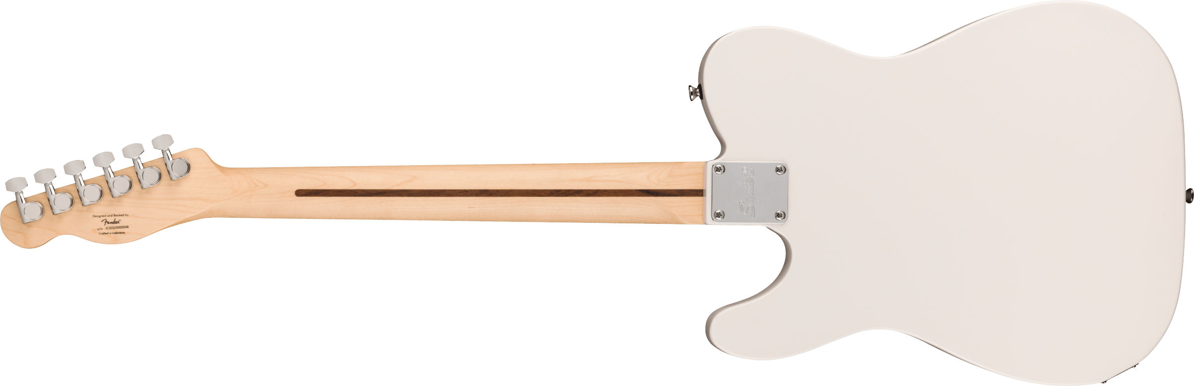 Squier Sonic Esquire H - Arctic White - Metronome Music Inc.