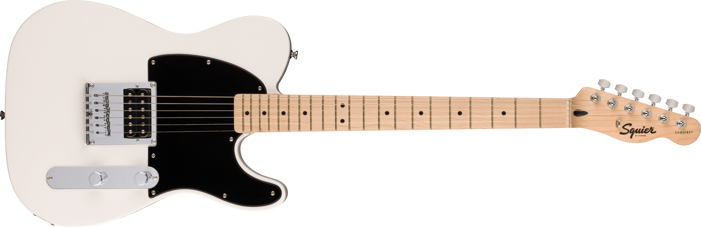 Squier Sonic Esquire H - Arctic White - Metronome Music Inc.