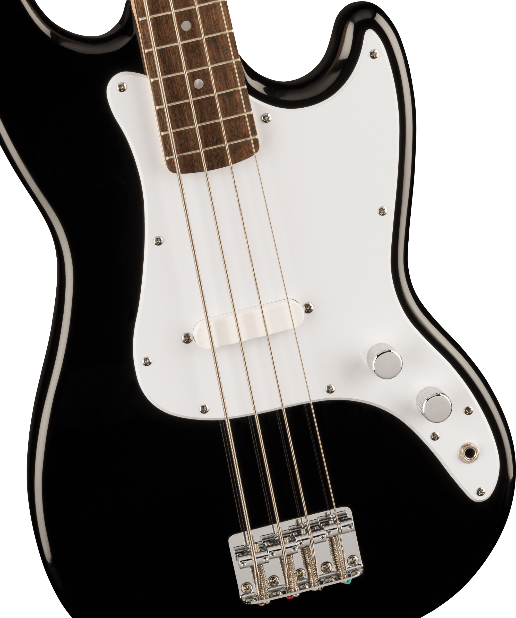 Squier Sonic Bronco Bass, Laurel - Black - Metronome Music Inc.