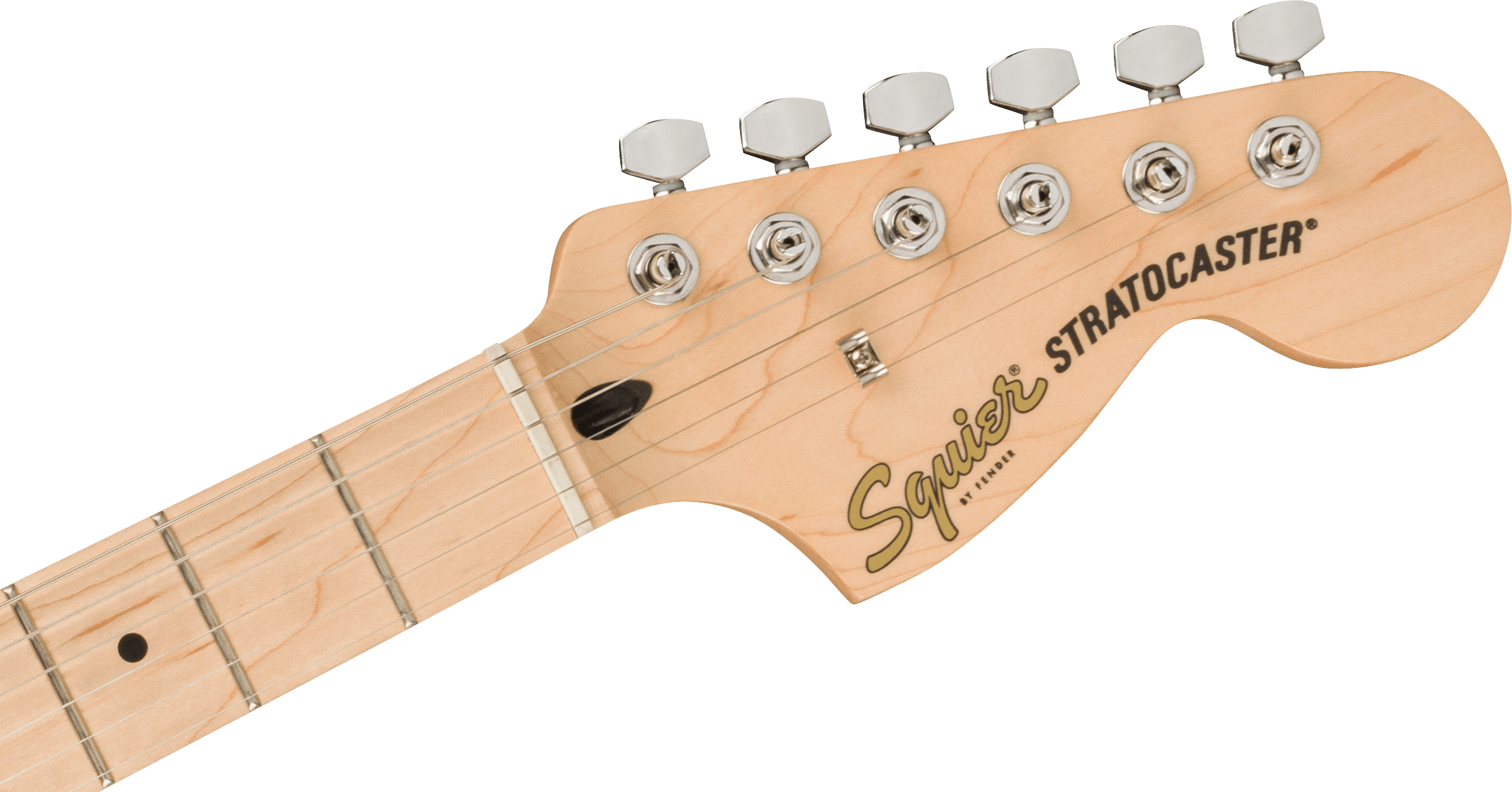 Squier Affinity Series Stratocaster, Maple - Olympic White - Metronome Music Inc.