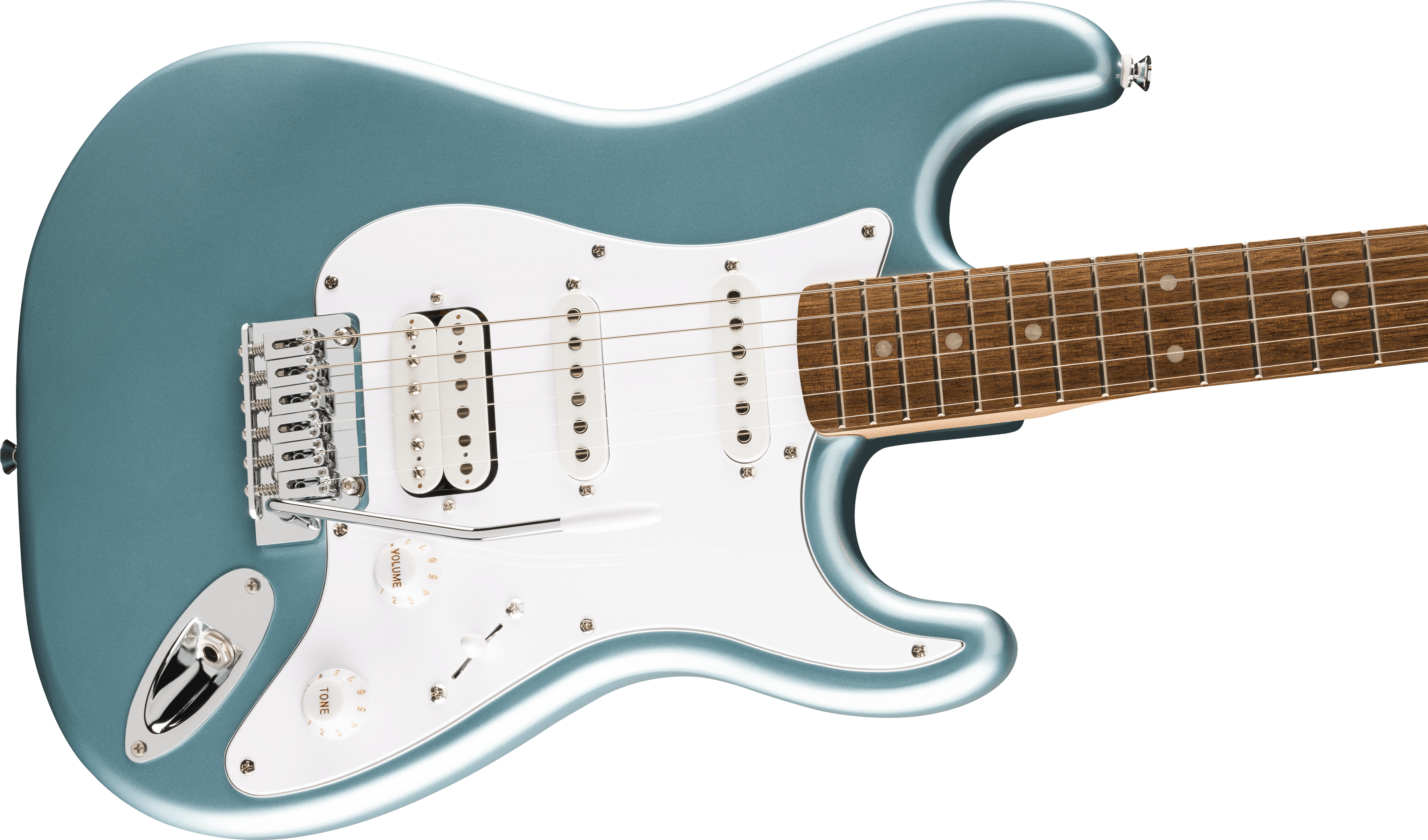 Squier Affinity Series Stratocaster Junior HSS - Ice Blue Metallic - Metronome Music Inc.