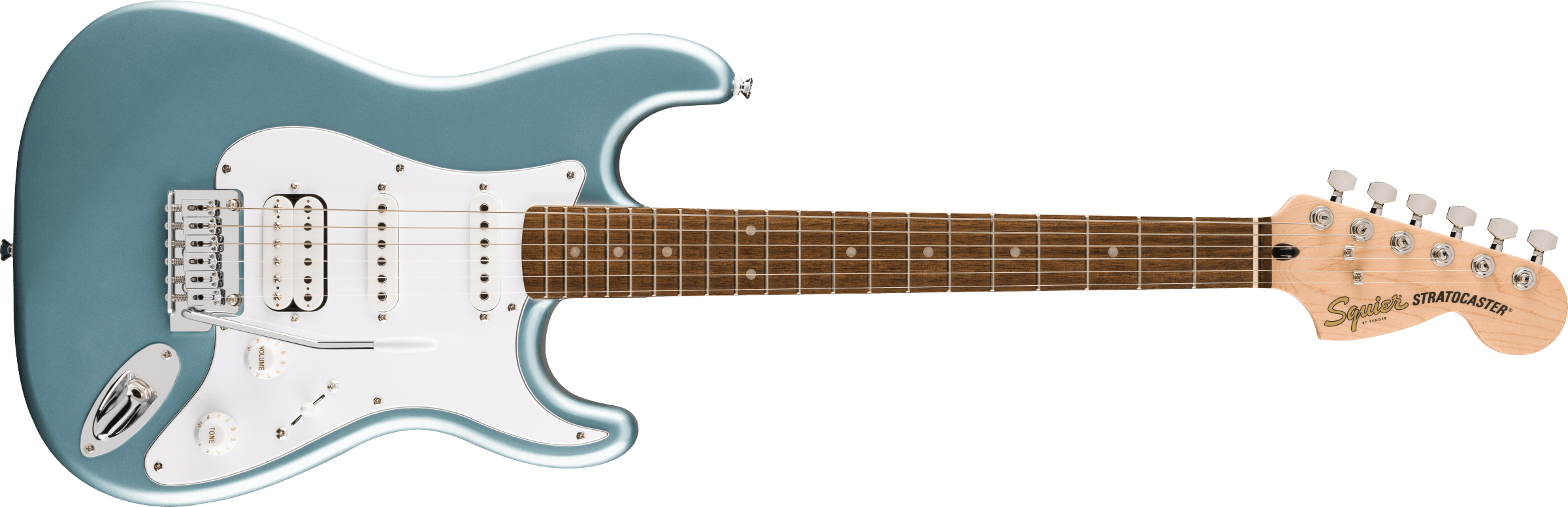 Squier Affinity Series Stratocaster Junior HSS - Ice Blue Metallic - Metronome Music Inc.