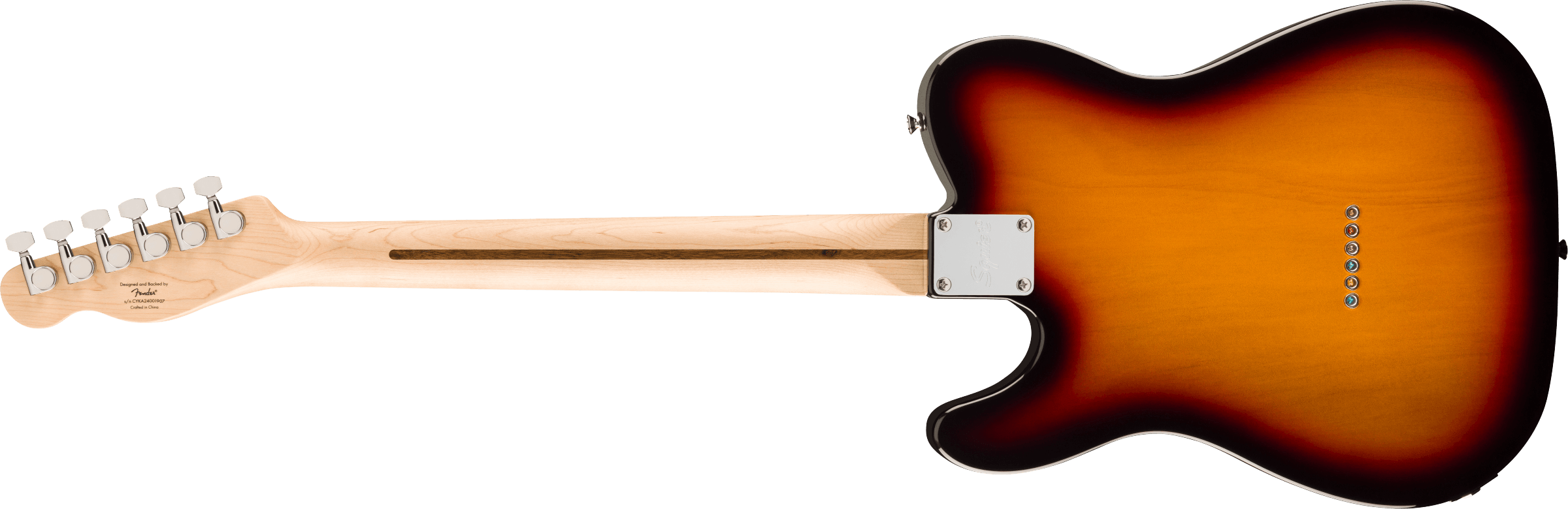 Squier Affinity Series Telecaster Thinline - 3-Color Sunburst - Metronome Music Inc.