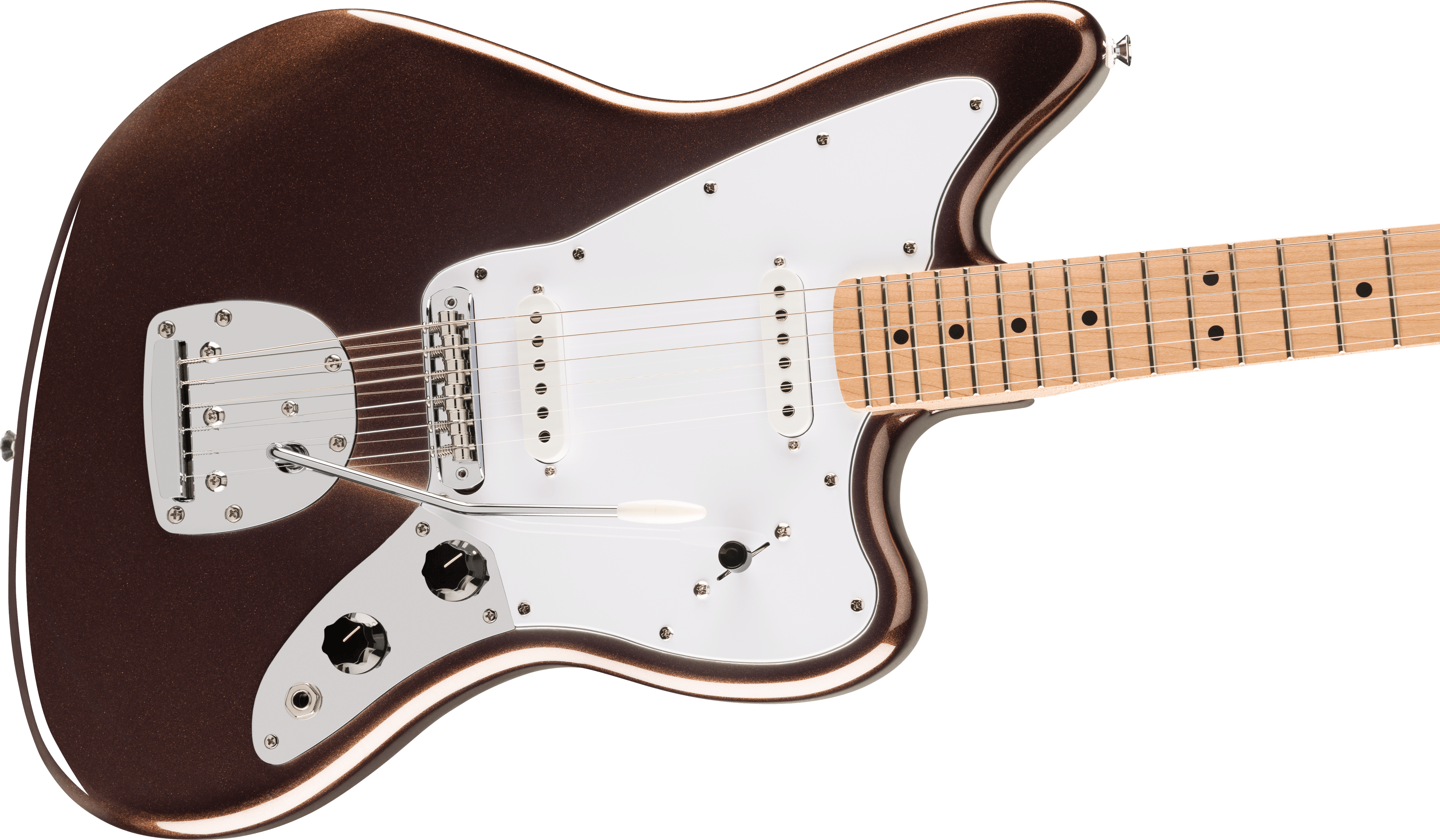 Squier Affinity Series Jaguar - Mystic Metallic Brown - Metronome Music Inc.