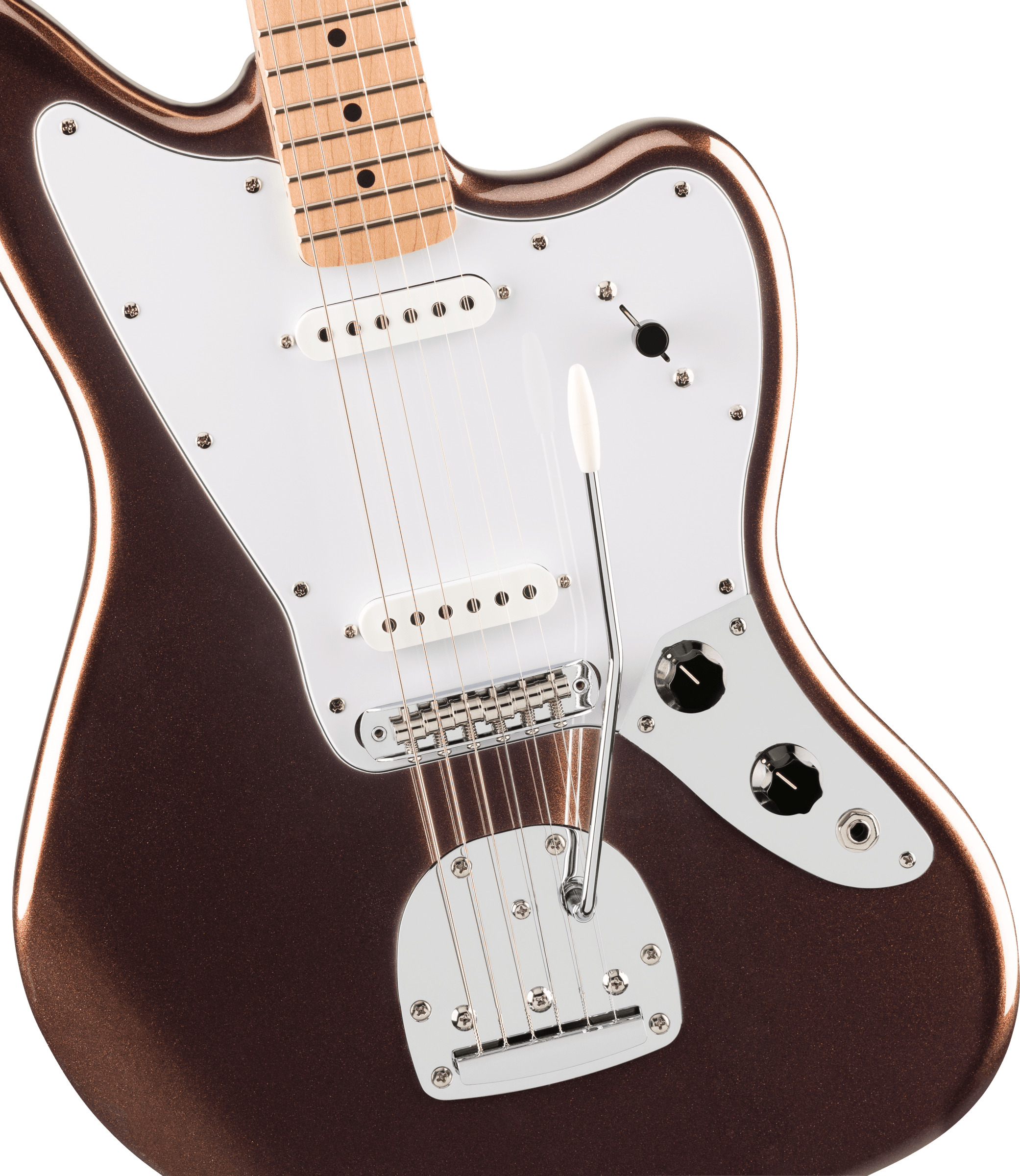 Squier Affinity Series Jaguar - Mystic Metallic Brown - Metronome Music Inc.
