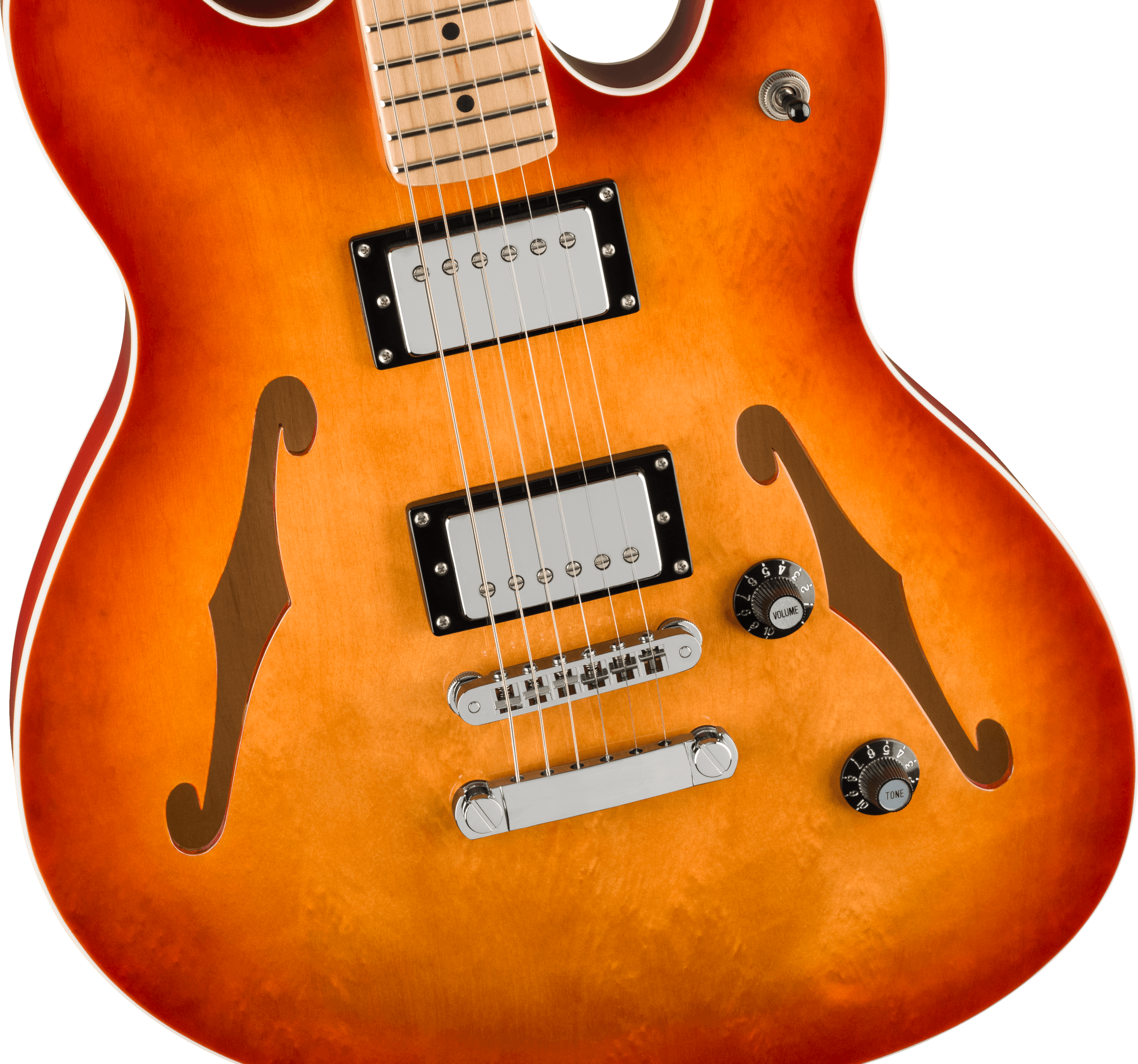 Squier Affinity Series Starcaster Deluxe - Sienna Sunburst - Metronome Music Inc.