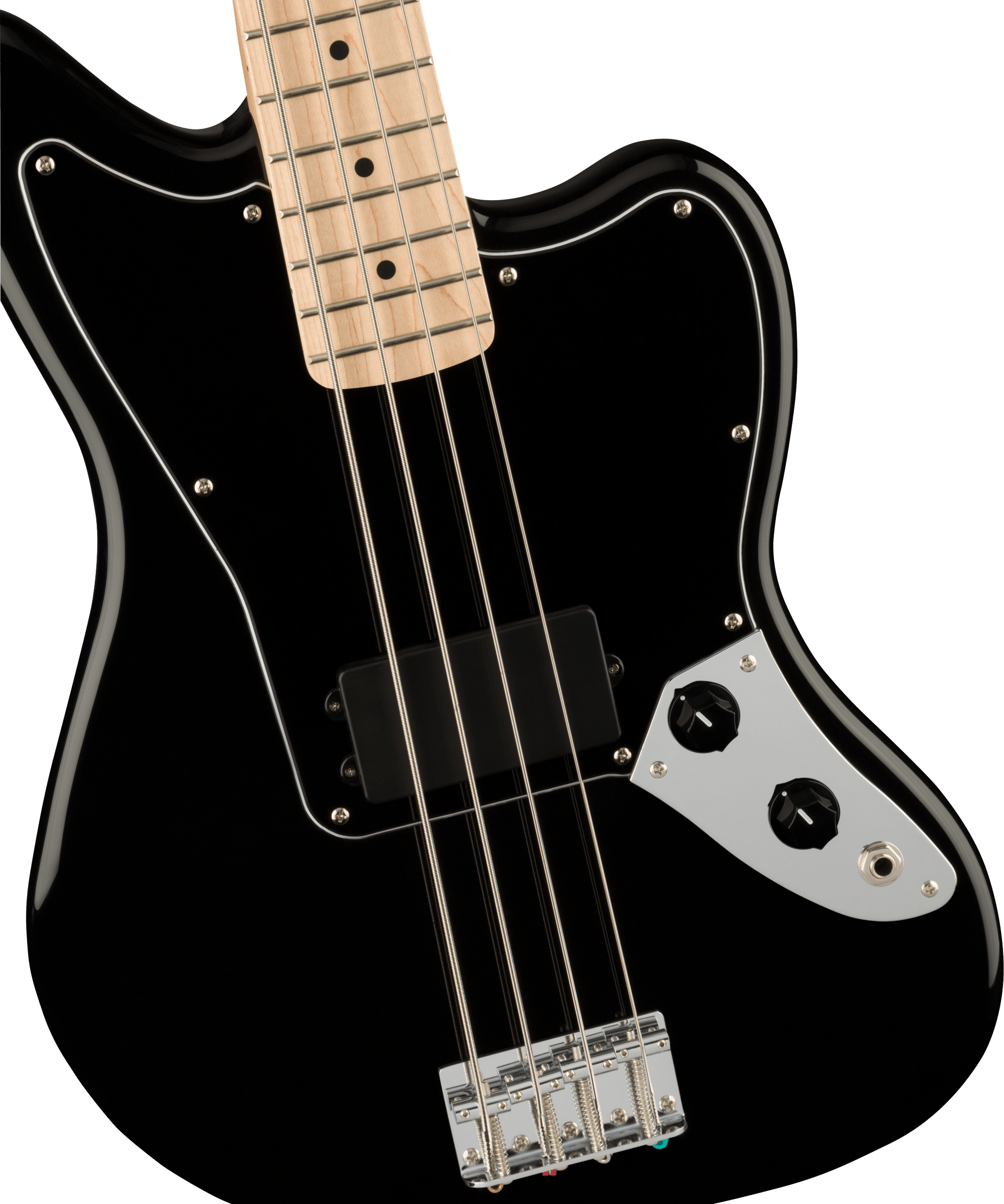 Squier Affinity Series Jaguar Bass H - Black - Metronome Music Inc.