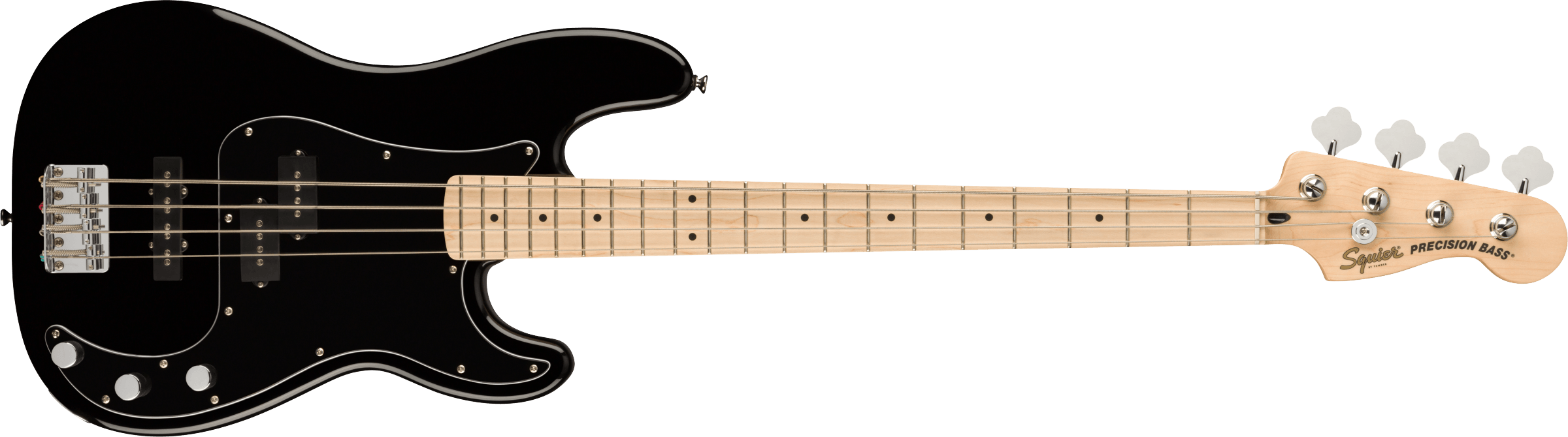 Squier Affinity Series Precision Bass PJ, Maple - Black - Metronome Music Inc.
