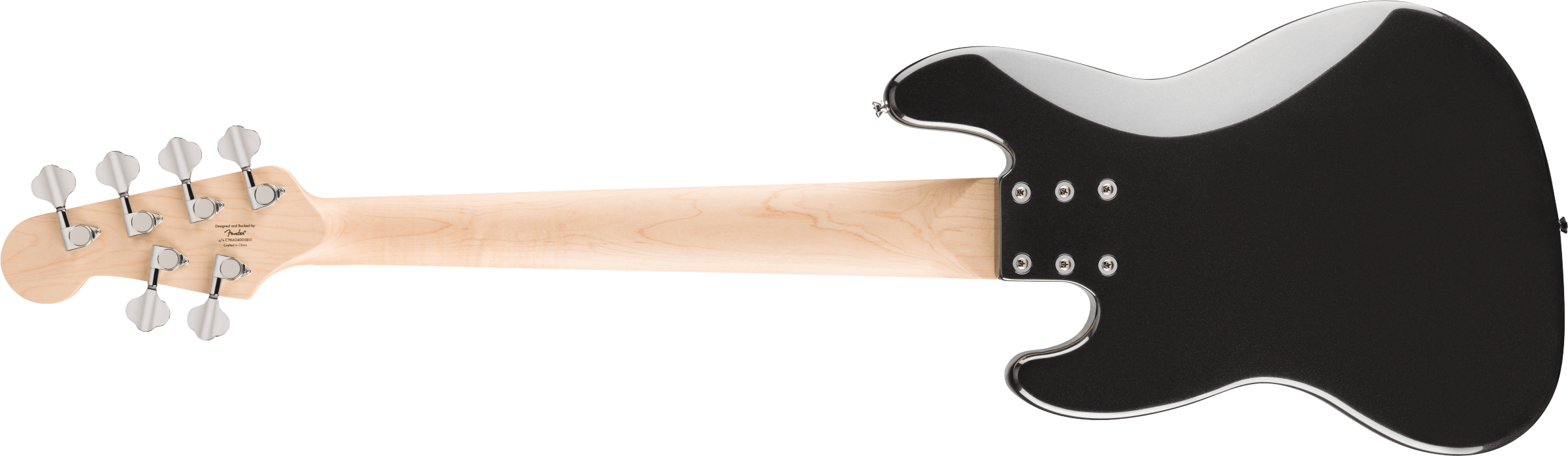 Squier Affinity Series Jazz Bass VI - Black Metallic - Metronome Music Inc.