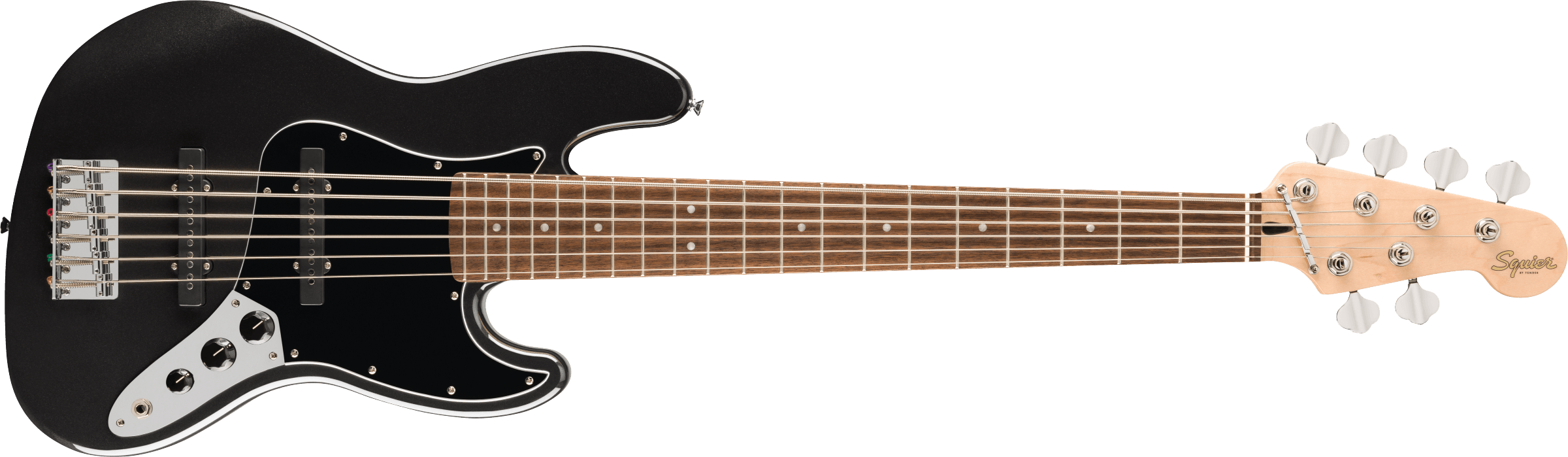 Squier Affinity Series Jazz Bass VI - Black Metallic - Metronome Music Inc.