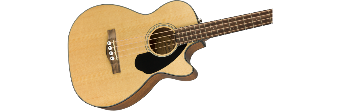 Fender CB-60SCE Acoustic-Electric Bass Walnut Fingerboard - Natural
