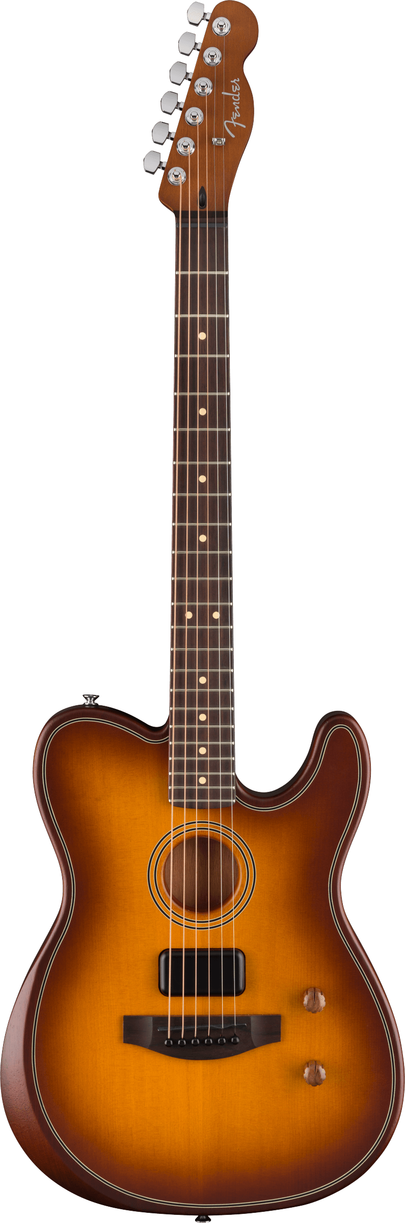 Fender Acoustasonic Standard Telecaster, Honey Burst - Metronome Music Inc.