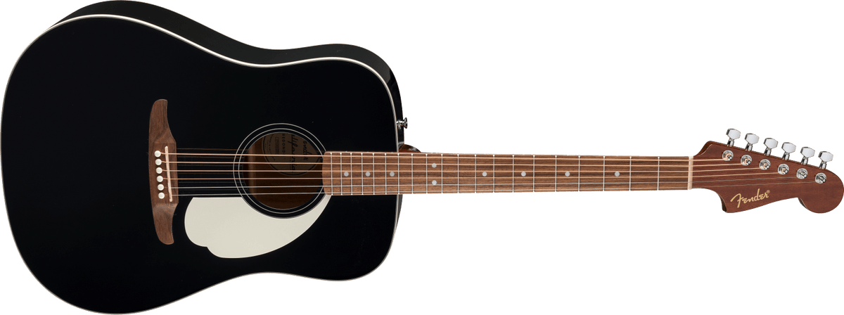 Fender California Standard Redondo Spruce Top Ivory Pickguard - Black