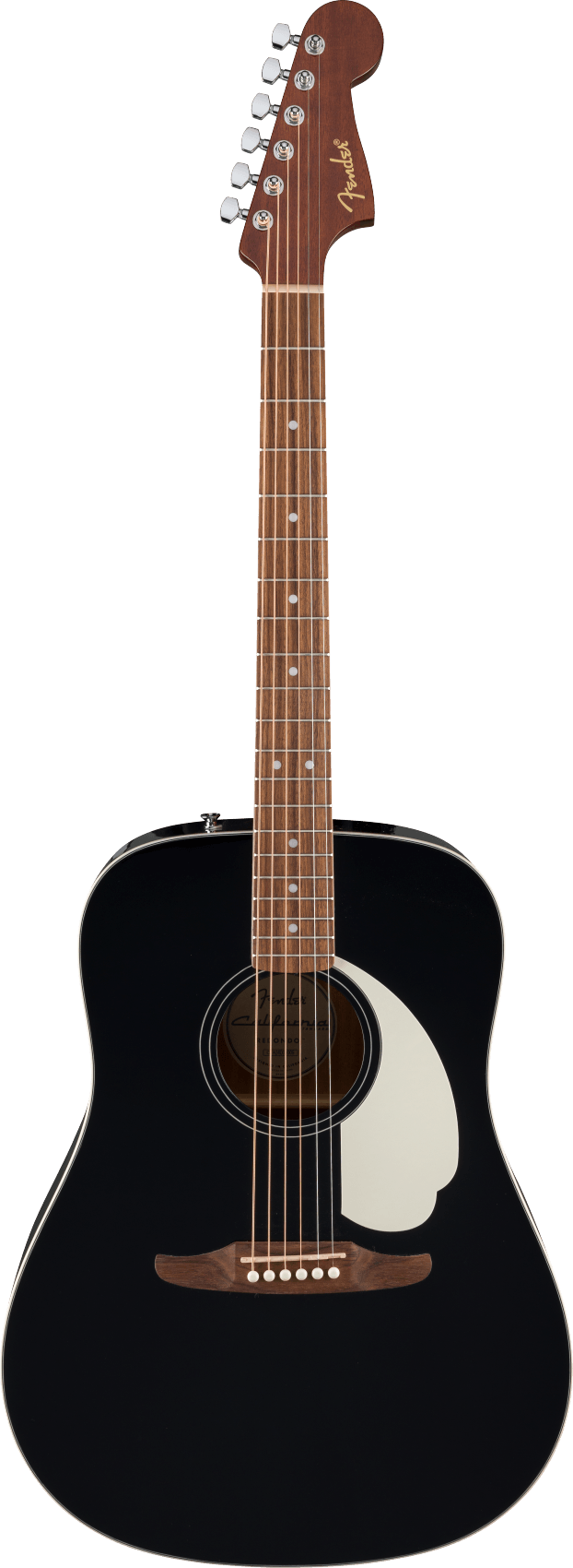 Fender California Standard Redondo Spruce Top Ivory Pickguard - Black