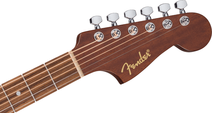 Fender California Standard Redondo Spruce Top Ivory Pickguard - Black