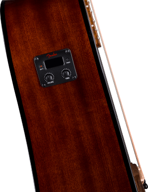 Fender California Standard Redondo CE Spruce Top Black Pickguard - 3-Color Sunburst