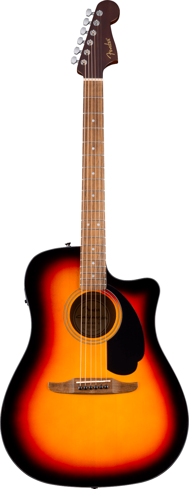 Fender California Standard Redondo CE Spruce Top Black Pickguard - 3-Color Sunburst