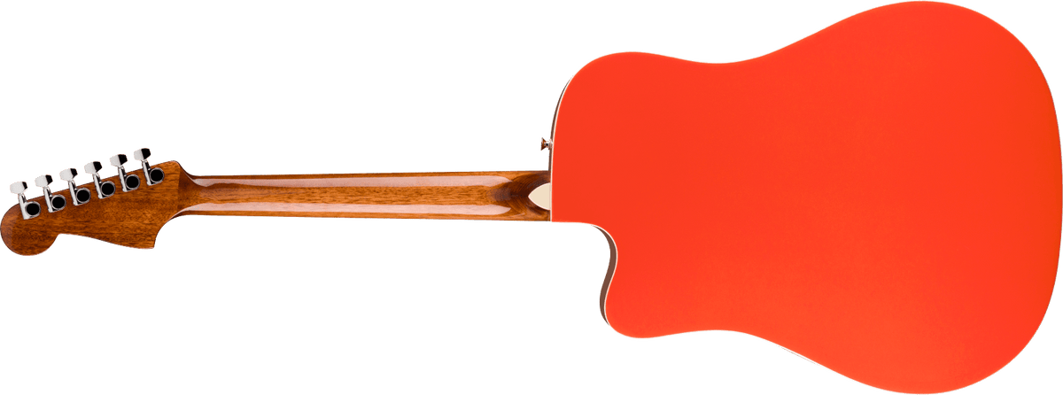 Fender California Standard Redondo CE Spruce Top Ivory Pickguard - Fiesta Red