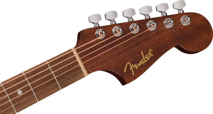 Fender California Standard Redondo CE Spruce Top Ivory Pickguard - Fiesta Red