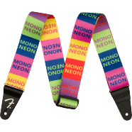 FENDER MonoNeon Logo Strap, Multi-Color, 2" - Metronome Music Inc.