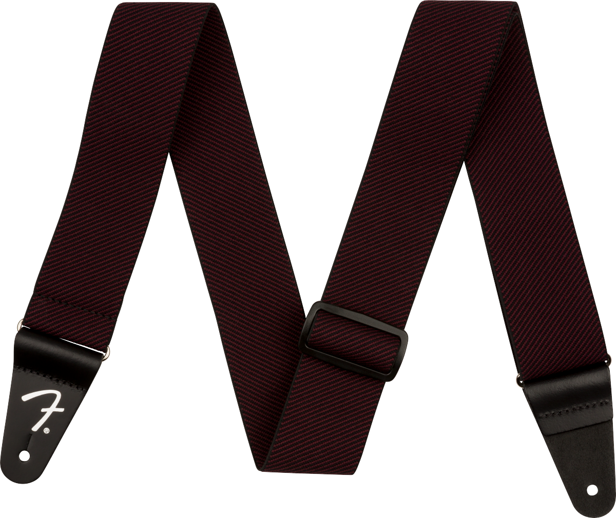 FENDER  Limited Edition Weighless™ Tweed Strap, Oxblood - Metronome Music Inc.