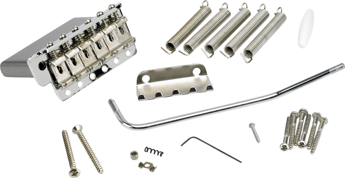 Fender 6-Saddle American Vintage Series Stratocaster® Tremolo Assembly (Chrome) - Metronome Music Inc.