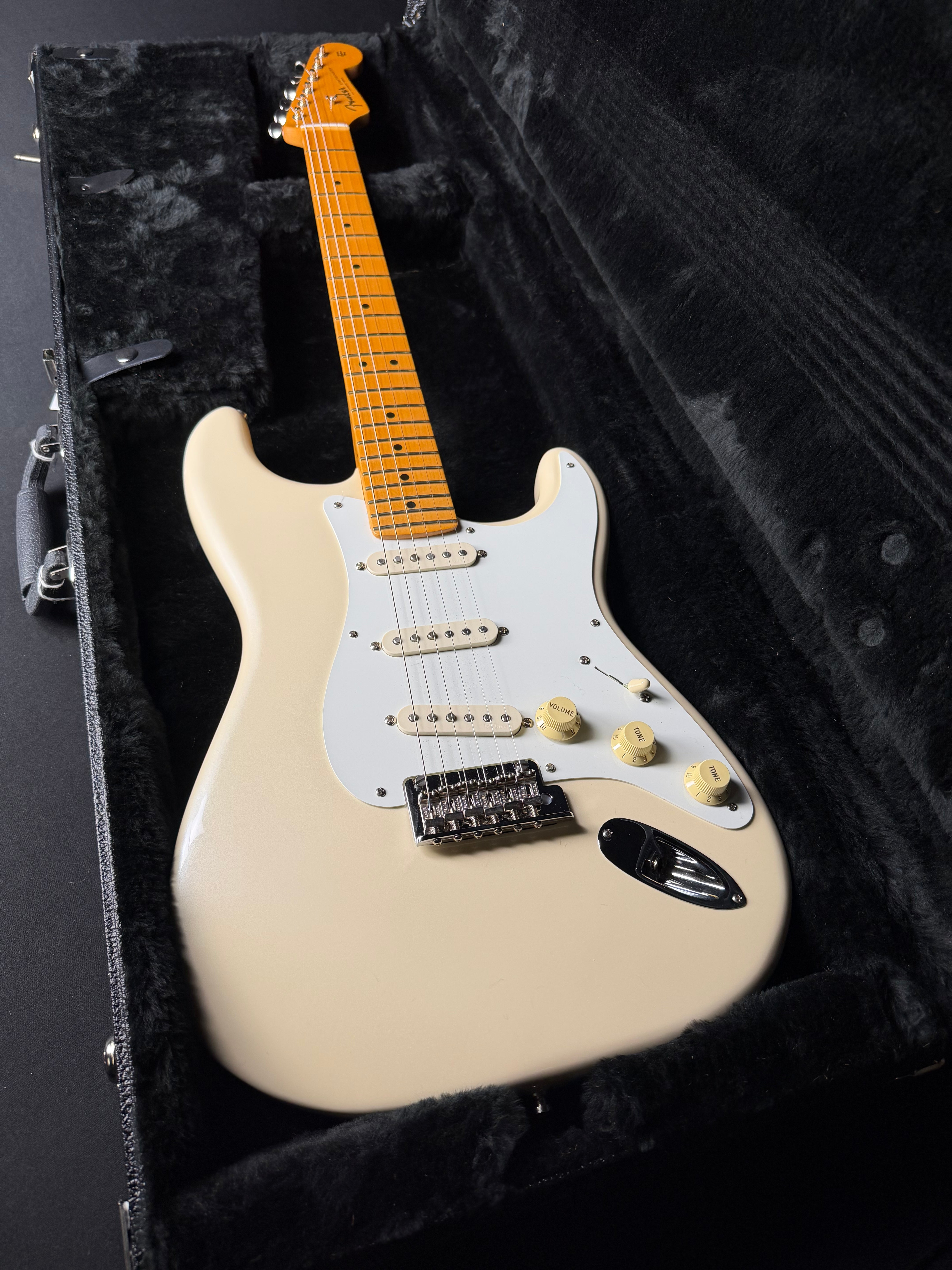 Fender Lincoln Brewster Stratocaster, Maple - Olympic Pearl