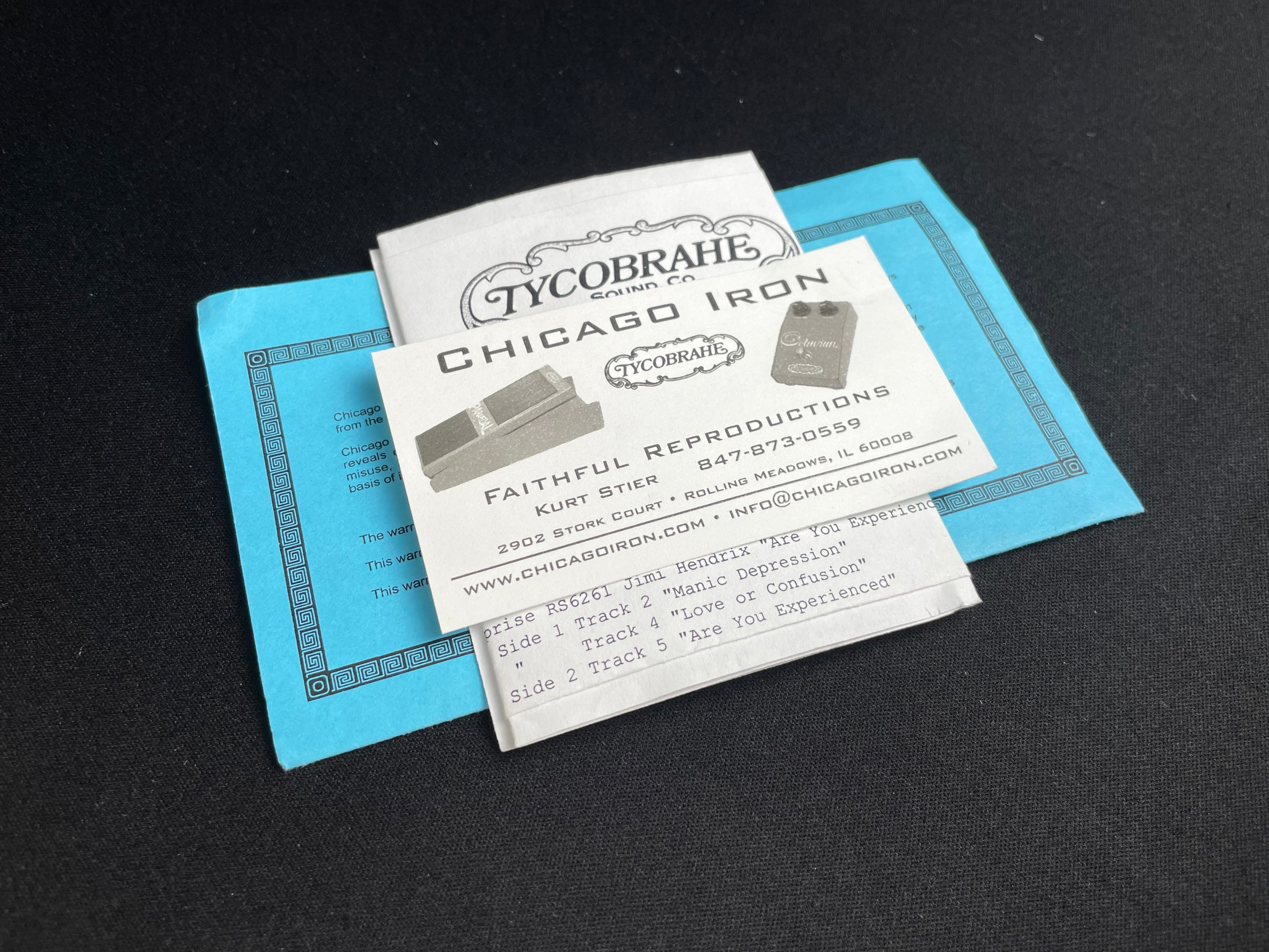 Chicago Iron Works Octavia Tycobrahe Fuzz 2010s