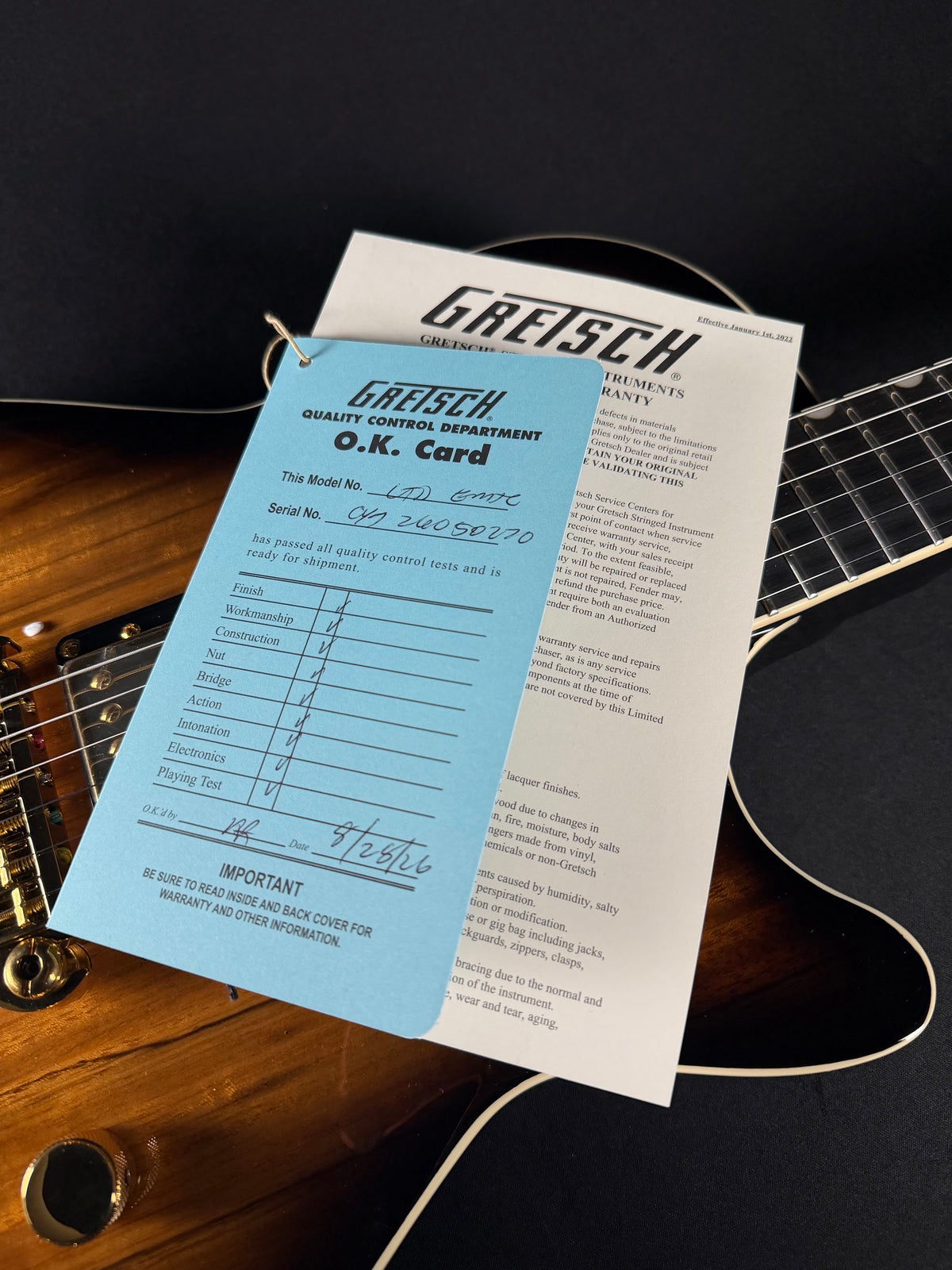 Gretsch Limited Edition Electromatic Black Limba Jet Sunburst CYG26050270