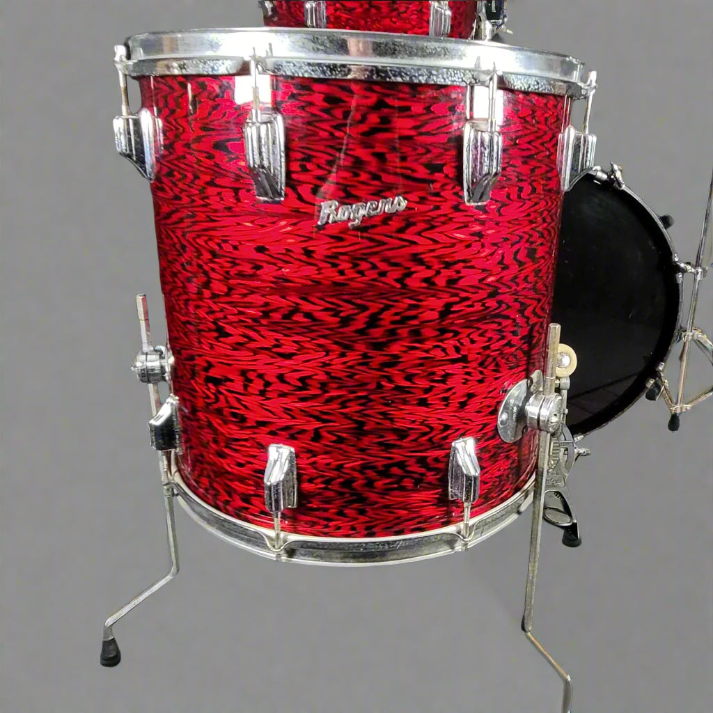 Rogers Holiday Swingtime Drum Kit, Fullerton - Red Onyx (Late 60s) - Metronome Music Inc.