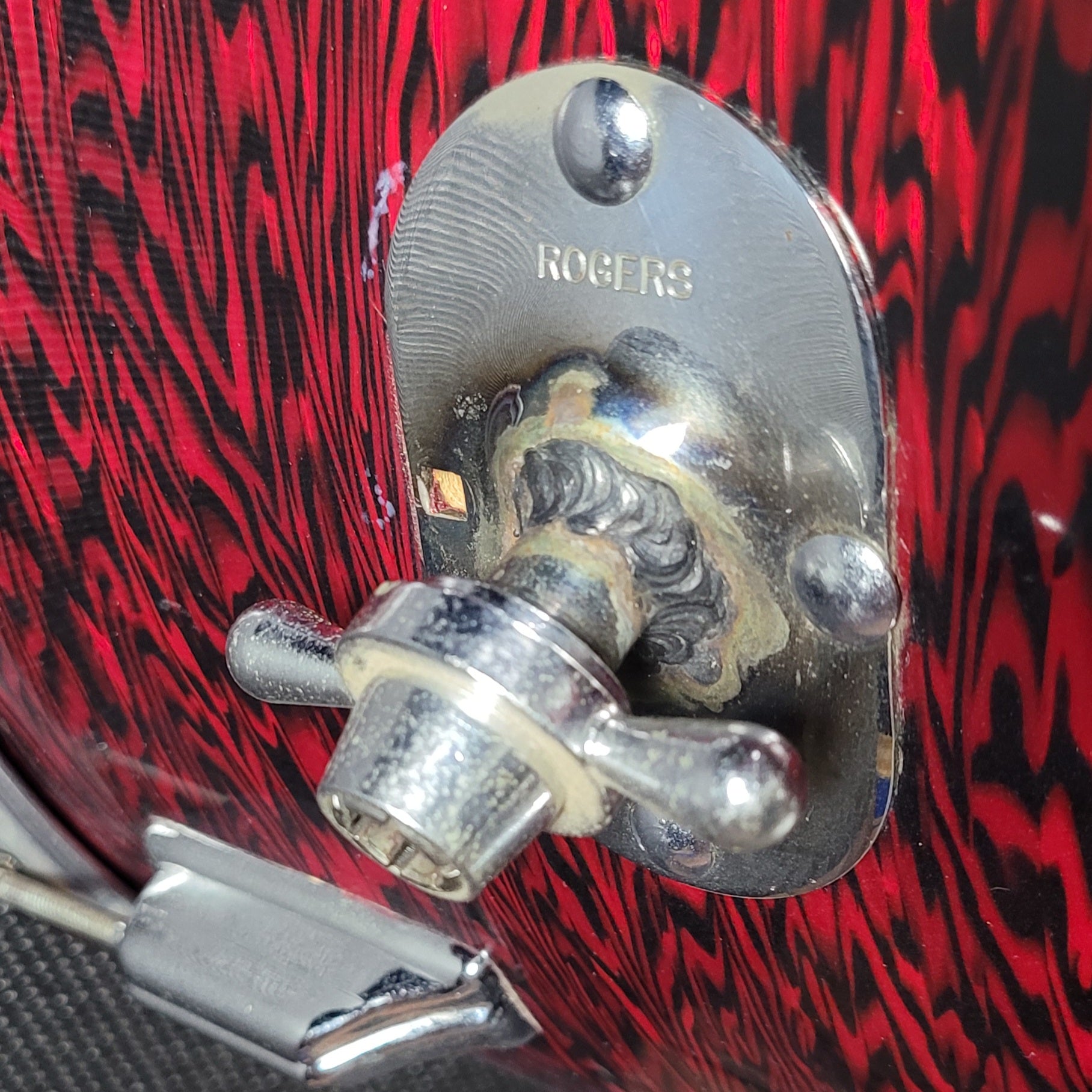 Rogers Holiday Swingtime Drum Kit, Fullerton - Red Onyx (Late 60s) - Metronome Music Inc.