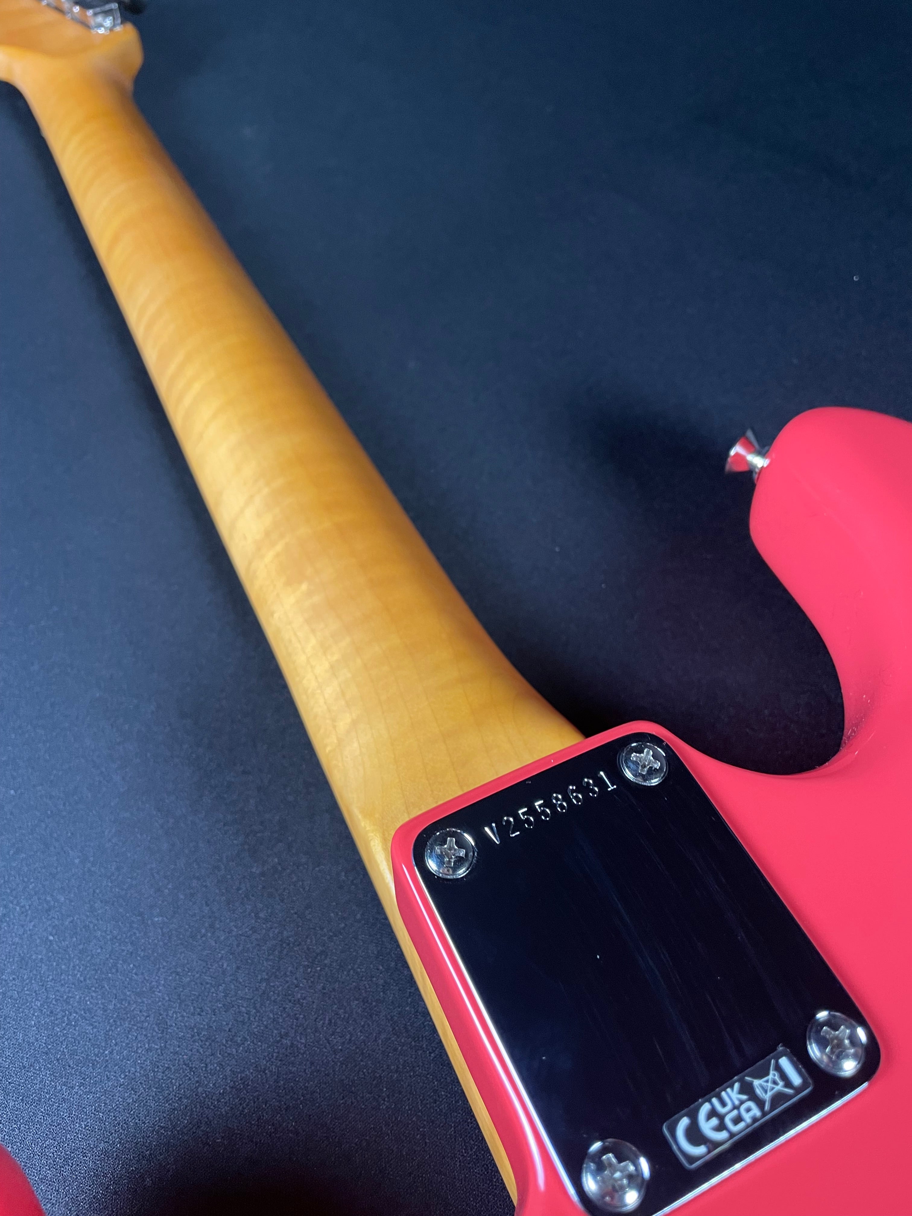 Fender Limited Edition American Vintage II 1961 Stratocaster Fiesta Red w/3A Flame Maple Neck - Metronome Music Inc.