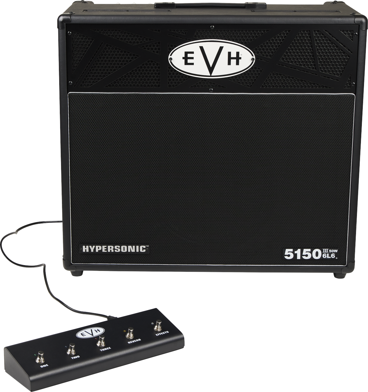 EVH 5150III® Hypersonic™ 6L6 1x12, Black - Metronome Music Inc.
