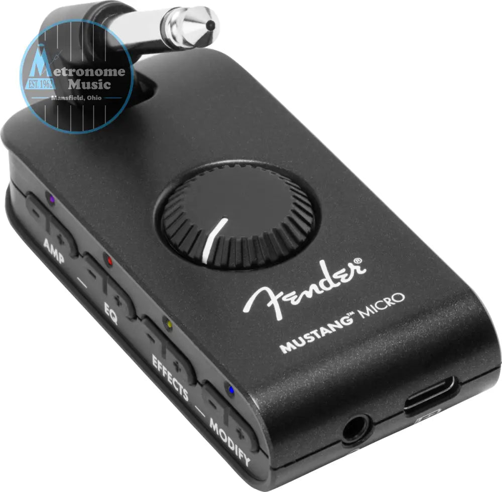 Fender Mustang Micro Headphone Amplifier - Metronome Music Inc.