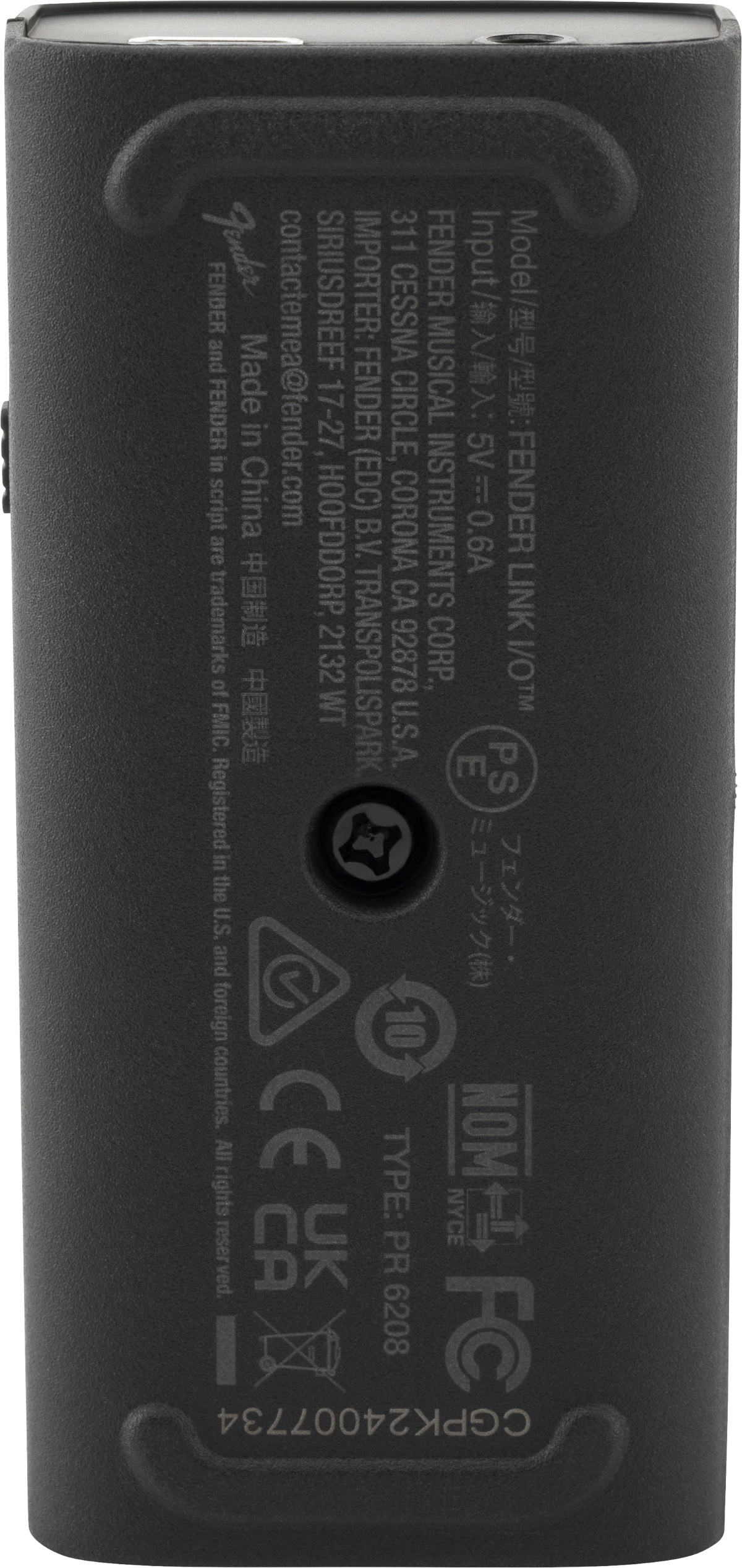 Fender Link I/O Portable USB-C Audio Interface - Metronome Music Inc.